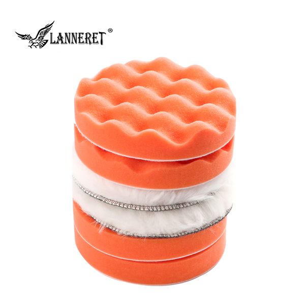 lanneret 150mm 6inch polishing pad kit wool pad polishing sponge car buffer machine / waxing
lanneret 150mm 6inch polishing pad kit wool pad polishing sponge car buffer machine / waxing