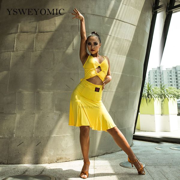 girls latin dresses yellow black latin dance dress for sale tango dance costumes competition training dress women ua210, Black;red
girls latin dresses yellow black latin dance dress for sale tango dance costumes competition training dress women ua210, Black;red