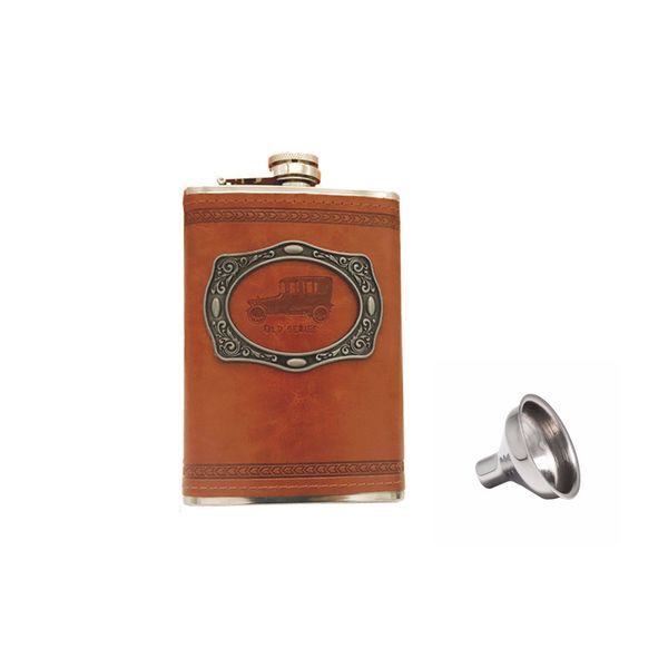 bpa 9oz jd whisky funnel liquor flagon stainless steel304 flask alcohol vodka jack hip flask with pu leather wrap
bpa 9oz jd whisky funnel liquor flagon stainless steel304 flask alcohol vodka jack hip flask with pu leather wrap