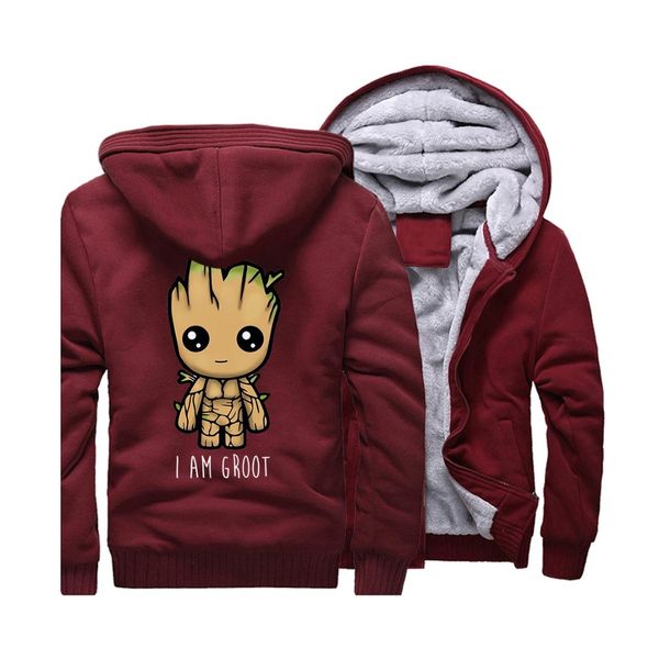 guardians of the galaxy movie men hoodies i am groot new winter fleece jacket harajuku zipper casual cotton sweatshirt, Black
guardians of the galaxy movie men hoodies i am groot new winter fleece jacket harajuku zipper casual cotton sweatshirt, Black