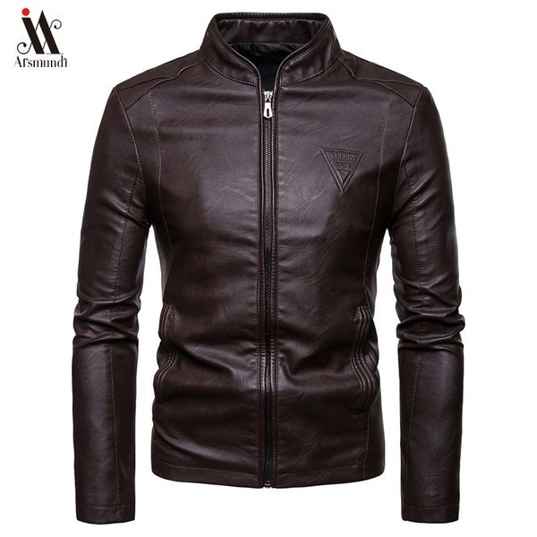 new fashion autumn male leather jacket black brown mens stand collar coats leather biker jackets motorcycle men jacket
new fashion autumn male leather jacket black brown mens stand collar coats leather biker jackets motorcycle men jacket