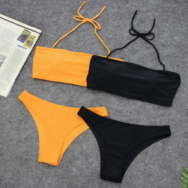 women push-up bikini 2019 solid color swimwear padded bra bandage bikini set swimsuit triangle swimwear bathing 2 pieces
women push-up bikini 2019 solid color swimwear padded bra bandage bikini set swimsuit triangle swimwear bathing 2 pieces