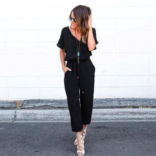 women chiffon short sleeve clubwear playsuit bodycon party jumpsuit romper rd/s wide leg rompers female new clubwear jumpsuit, Black;white 
women chiffon short sleeve clubwear playsuit bodycon party jumpsuit romper rd/s wide leg rompers female new clubwear jumpsuit, Black;white