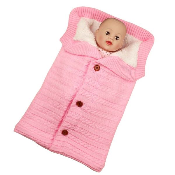 baby infant knitted warm swaddle sleeping bag button blanket fleece thickness autumn/winter stroller warm wrap blanket 68*40cm, Blue;red
baby infant knitted warm swaddle sleeping bag button blanket fleece thickness autumn/winter stroller warm wrap blanket 68*40cm, Blue;red