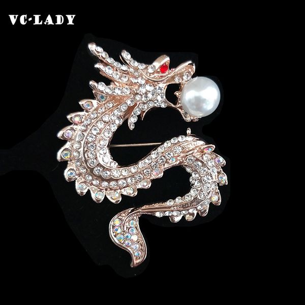 vc-lady new zodiac dragon zircon pearl rhinesto brooch pin dress decoration buckle pin jewelry brooches for women, Gray
vc-lady new zodiac dragon zircon pearl rhinesto brooch pin dress decoration buckle pin jewelry brooches for women, Gray