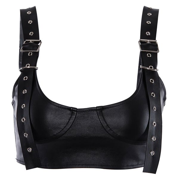 crop ladies tank pu leather patchwork spaghetti straps backless bandage summer women fashion camis drop shipping, White
crop ladies tank pu leather patchwork spaghetti straps backless bandage summer women fashion camis drop shipping, White