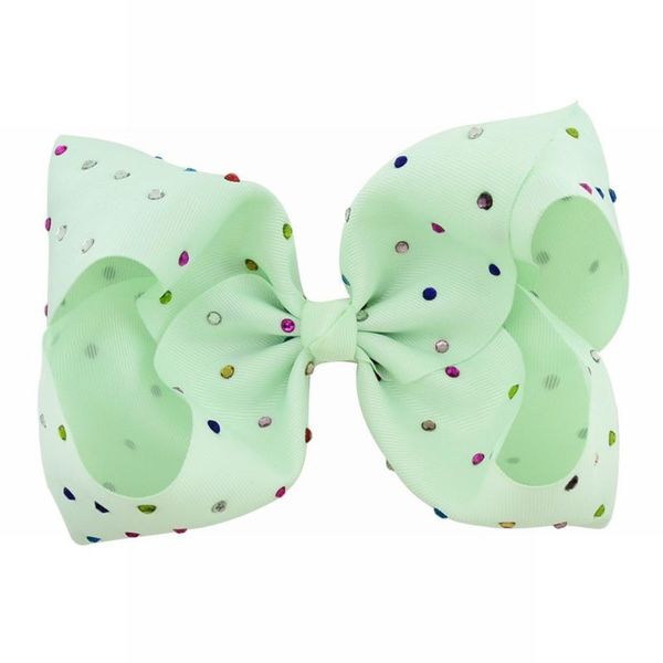 8" jojo siwa large full rhinestones hair bow for girl solid ribbon knot hairgrip hair clips bowknot for girls accessories, Slivery;white
8" jojo siwa large full rhinestones hair bow for girl solid ribbon knot hairgrip hair clips bowknot for girls accessories, Slivery;white