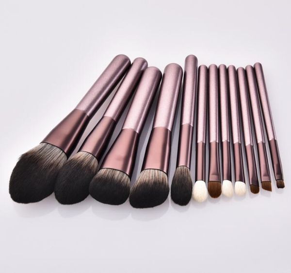 12pcs makeup brushes set brush beauty tools high-end wooden handle / imported aluminum tube / nano nylon hair powder eye nose brush
12pcs makeup brushes set brush beauty tools high-end wooden handle / imported aluminum tube / nano nylon hair powder eye nose brush