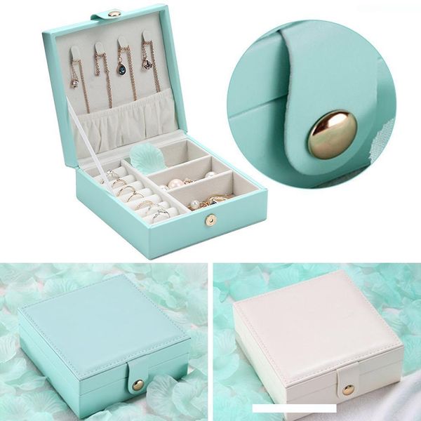bedroom display pu leather travel single layer jewelry storage case rings holder grids necklace earrings box ear studs portable, Pink;blue
bedroom display pu leather travel single layer jewelry storage case rings holder grids necklace earrings box ear studs portable, Pink;blue