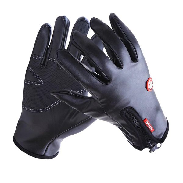 outdoor windproof waterproof leather gloves with zipper warm hiking camping outdoor sports full finger gloves guantes de ciclism, Black
outdoor windproof waterproof leather gloves with zipper warm hiking camping outdoor sports full finger gloves guantes de ciclism, Black