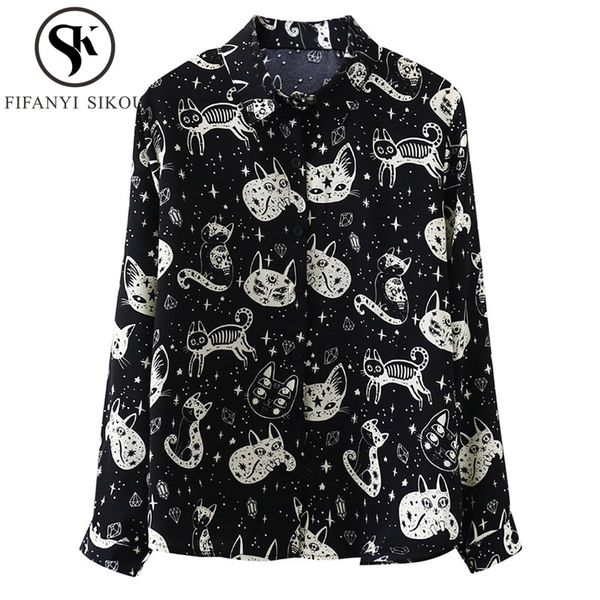 cartoon print shirt women 2020 spring lapel long sleeve harajuku shirts fashion womens and blouses vintage loose blouse, White
cartoon print shirt women 2020 spring lapel long sleeve harajuku shirts fashion womens and blouses vintage loose blouse, White