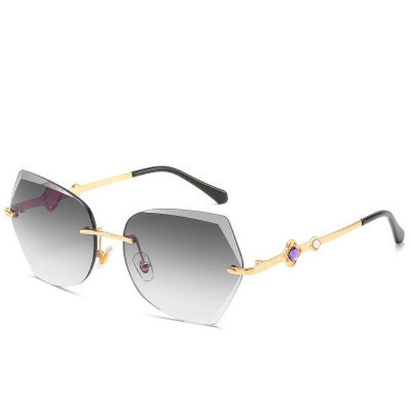 trimmed rimless sunglasses gmei optical fashion alloy women rimless glasses frame with round diamond trimming cut gradient tinted plano ls9c, White;black
trimmed rimless sunglasses gmei optical fashion alloy women rimless glasses frame with round diamond trimming cut gradient tinted plano ls9c, White;black