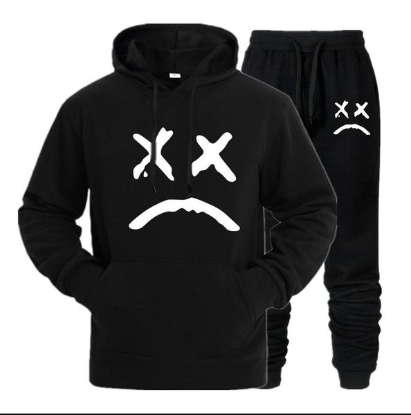 mens tracksuit fashion designers hoodies+pants 2 piece sets solid color outfit suits tracksuits, Gray
mens tracksuit fashion designers hoodies+pants 2 piece sets solid color outfit suits tracksuits, Gray