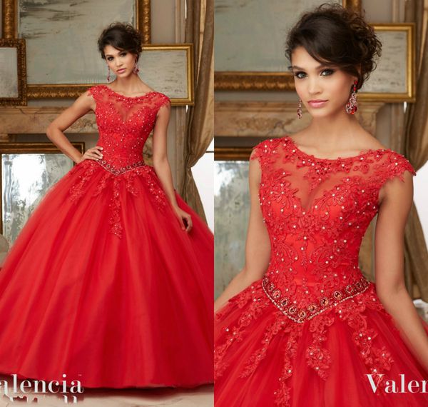 beaded red quinceanera dresses cap sleeve jewel neck sweet 16 masquerad lace appliqued ball gowns tulle debutante ragazza dress lace up back, Blue;red
beaded red quinceanera dresses cap sleeve jewel neck sweet 16 masquerad lace appliqued ball gowns tulle debutante ragazza dress lace up back, Blue;red