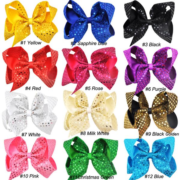 6 inch sequin hair bows with clip for baby children large sequin bow hairpins unicorn bows barrette hair accessories, Slivery;white
6 inch sequin hair bows with clip for baby children large sequin bow hairpins unicorn bows barrette hair accessories, Slivery;white