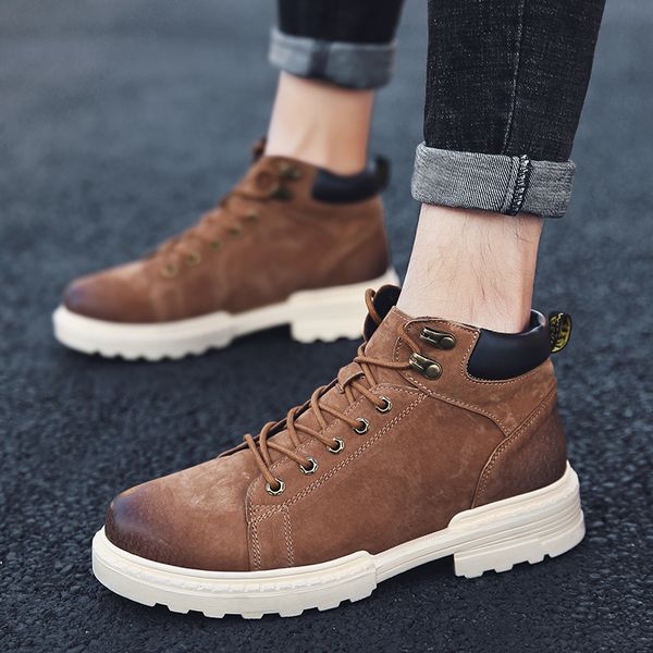 boots men's spring and autumn breathable mid-england men's boots, moisture shoes, workwear, army boots and leather, Black
boots men's spring and autumn breathable mid-england men's boots, moisture shoes, workwear, army boots and leather, Black