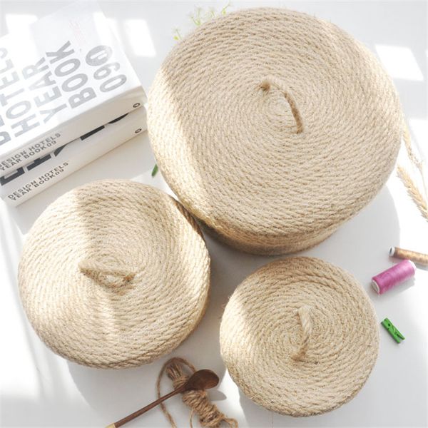 japan style flax storage basket with cover handmade knitted cosmetics basket desksnack sundries sewing kit storage container
japan style flax storage basket with cover handmade knitted cosmetics basket desksnack sundries sewing kit storage container