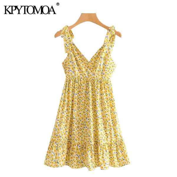 kpytomoa women 2020 chic fashion floral print ruffled mini dress vintage backless zipper bow tied straps beach female dresses, Black;gray
kpytomoa women 2020 chic fashion floral print ruffled mini dress vintage backless zipper bow tied straps beach female dresses, Black;gray