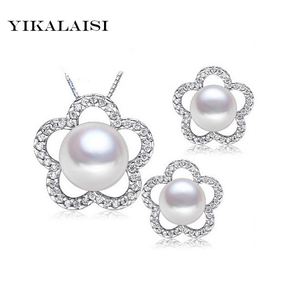 yikalaisi 2017 100% genuine natural freshwater pearl pendant and earrings for women 925 sterling silver jewelry sets for women, Black
yikalaisi 2017 100% genuine natural freshwater pearl pendant and earrings for women 925 sterling silver jewelry sets for women, Black