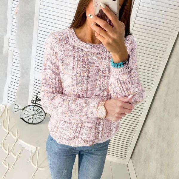 women winter fashion casual o-neck sweater loose pullover long sleeve knit sweater, White;black
women winter fashion casual o-neck sweater loose pullover long sleeve knit sweater, White;black