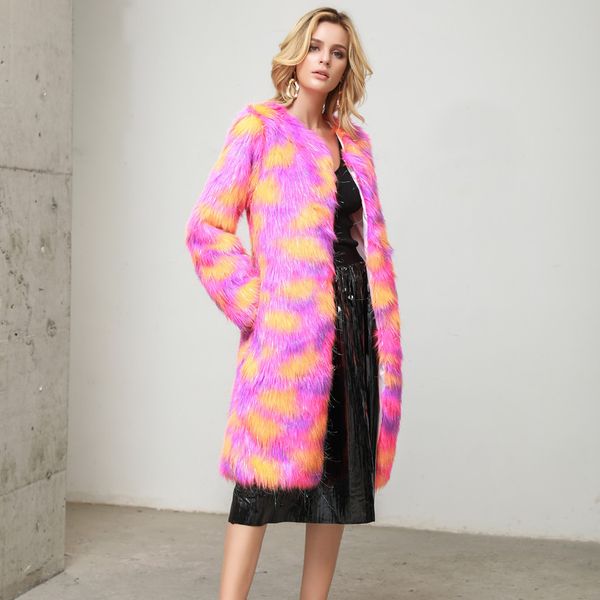 women's fur & faux cardigan coat 2021 autumn winter casual outwears fake overcoats female loose women sobretudo feminino #w, Black
women's fur & faux cardigan coat 2021 autumn winter casual outwears fake overcoats female loose women sobretudo feminino #w, Black