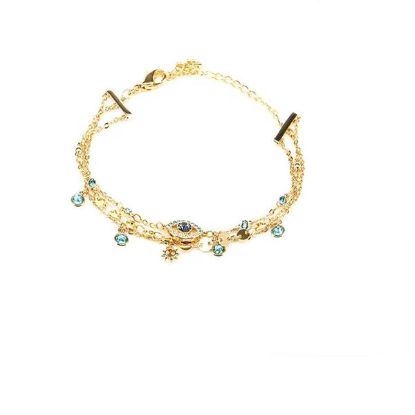 charm bracelets swa blink evil eye three-layer bracelet elegant bohemian for women gift, Golden;silver
charm bracelets swa blink evil eye three-layer bracelet elegant bohemian for women gift, Golden;silver