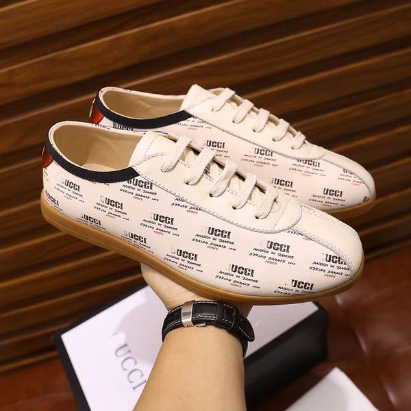 new luxury men shoes letter comfortable black white shoes real leather sneaker mens casual shoes size 38-45
new luxury men shoes letter comfortable black white shoes real leather sneaker mens casual shoes size 38-45