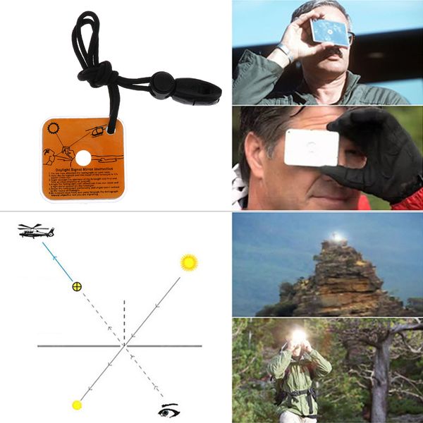 2pcs signal mirror lightweight survival emergency rescue signaling tool with whistles and necklace, pocket size
2pcs signal mirror lightweight survival emergency rescue signaling tool with whistles and necklace, pocket size