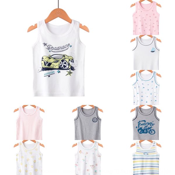children's thin cotton i-shaped medium pajamas vest and large children's versatile vest for men and women pajamas, Blue
children's thin cotton i-shaped medium pajamas vest and large children's versatile vest for men and women pajamas, Blue