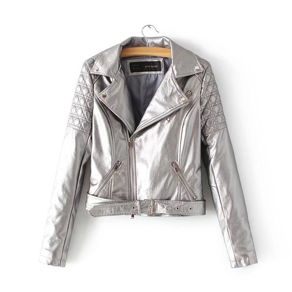 casual solid faux leather women jacket with sashes full sleeve punk full sleeve womens coats zipper sashes motocycle pu jacket, Black
casual solid faux leather women jacket with sashes full sleeve punk full sleeve womens coats zipper sashes motocycle pu jacket, Black