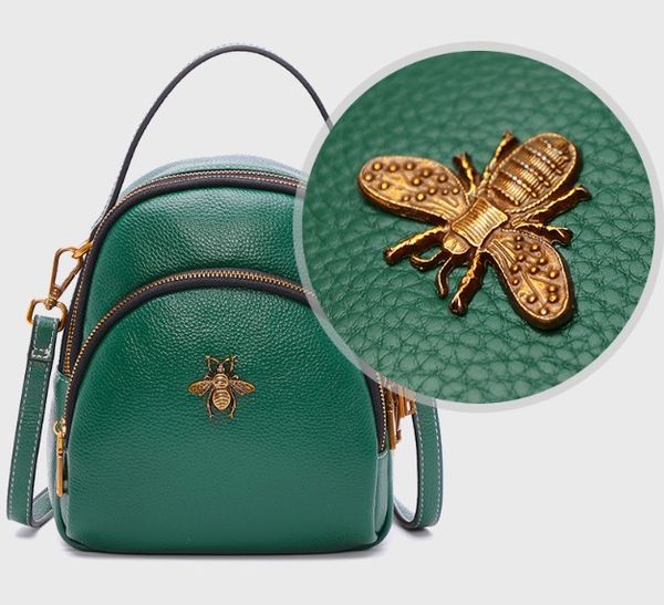 2019 genuine leather women's backpack famous backpack designer lady backpacks bags women bee back pack
2019 genuine leather women's backpack famous backpack designer lady backpacks bags women bee back pack