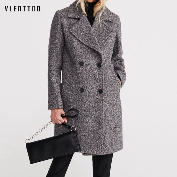 autumn winter vintage long wool jacket coat female double breasted office ladies woolen overcoats women outwear casaco feminino, Black
autumn winter vintage long wool jacket coat female double breasted office ladies woolen overcoats women outwear casaco feminino, Black