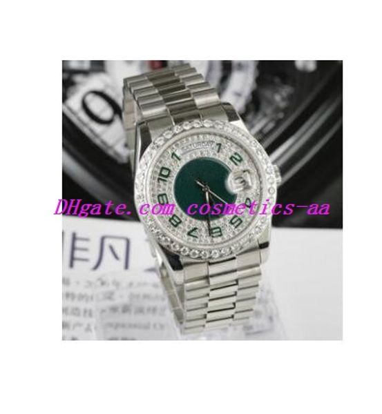 luxury watch 3 style mens 38mm s.steel full diamond pave dial watch 118348 automatic fashion men's watches wristwatch, Slivery;brown
luxury watch 3 style mens 38mm s.steel full diamond pave dial watch 118348 automatic fashion men's watches wristwatch, Slivery;brown