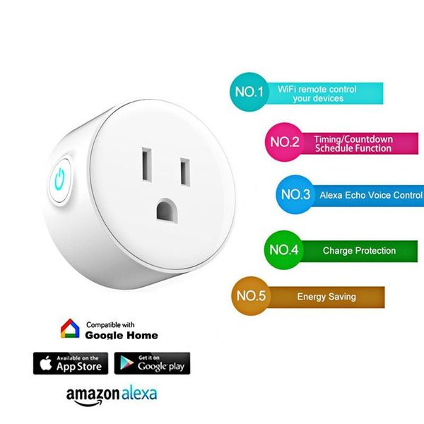 wifi smart plug us plug smart timing socket wireless outlet control function plug for smart home automation
wifi smart plug us plug smart timing socket wireless outlet control function plug for smart home automation