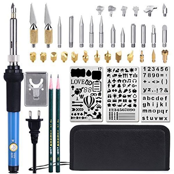 eu plug 45 pcs wood burning kit,creative wood burner set with adjustable temperature soldering pyrography burning pen + emb
eu plug 45 pcs wood burning kit,creative wood burner set with adjustable temperature soldering pyrography burning pen + emb