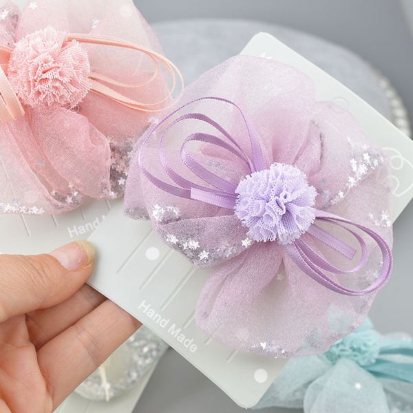 pcs new korean princess chiffon hair clips stars hairpins girls glitter knot hair bows fashion kids headwear accessories, Slivery;white
pcs new korean princess chiffon hair clips stars hairpins girls glitter knot hair bows fashion kids headwear accessories, Slivery;white