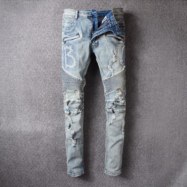 2020 mens luxury designer jeans pour hommes slim fit motorcycle biker denim for men fashion designer hip hop mens designer swim shorts, Blue
2020 mens luxury designer jeans pour hommes slim fit motorcycle biker denim for men fashion designer hip hop mens designer swim shorts, Blue