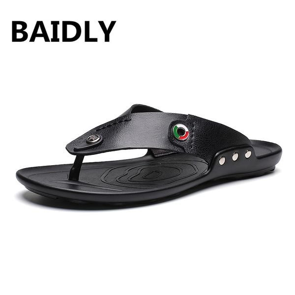 men summer flip flops shoes casual beach sandals male fashion outdoor slipper flip-flops footwear male, Black
men summer flip flops shoes casual beach sandals male fashion outdoor slipper flip-flops footwear male, Black