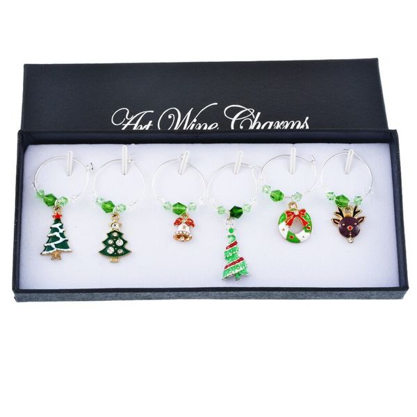 6pcs/box table wine glass marks decoration christmas gift ornaments wine decor xmas decorations new year party dinner decor
6pcs/box table wine glass marks decoration christmas gift ornaments wine decor xmas decorations new year party dinner decor