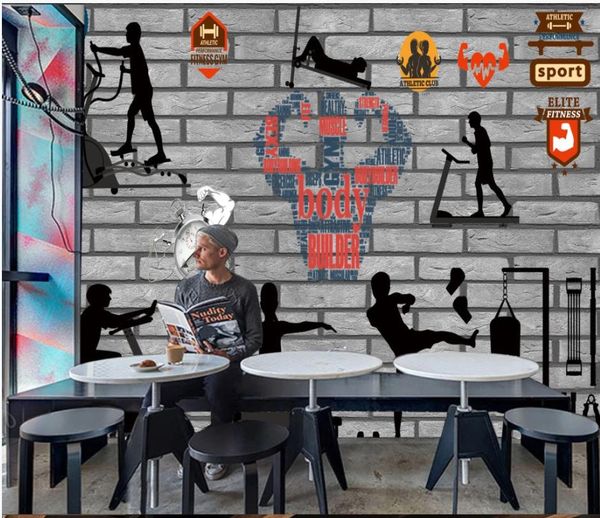 custom p mural wallpaper 3d gym murals for living room nostalgic retro sports fitness club image wall background wall papers home decor
custom p mural wallpaper 3d gym murals for living room nostalgic retro sports fitness club image wall background wall papers home decor