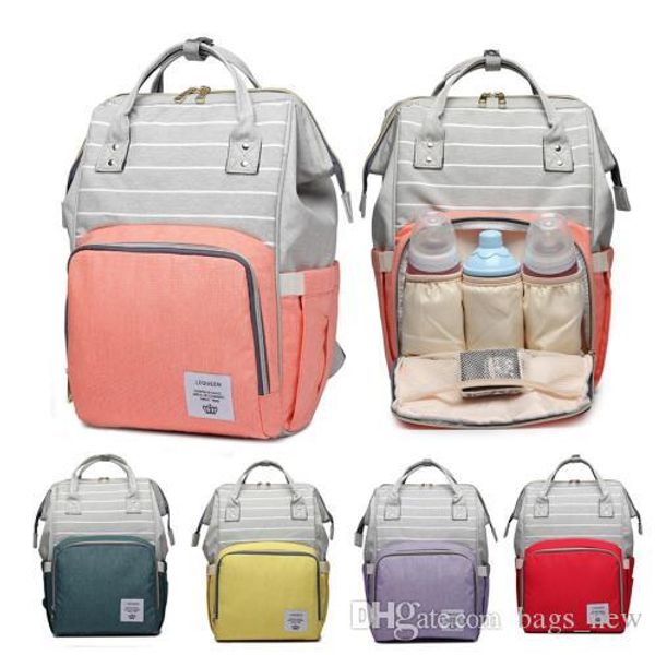 fashion mummy bags striped maternity nappy bag large capacity baby bag travel backpack stylish nursing bag for baby care dhling
fashion mummy bags striped maternity nappy bag large capacity baby bag travel backpack stylish nursing bag for baby care dhling