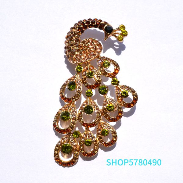 fashion jewelry rhinestone peacock brooch multi color women elegant pin ladies corsage party dress garments holiday ornaments, Gray
fashion jewelry rhinestone peacock brooch multi color women elegant pin ladies corsage party dress garments holiday ornaments, Gray