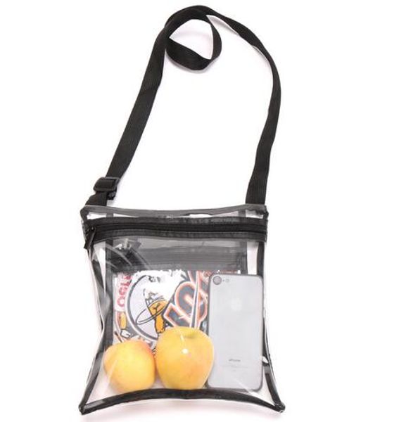 the new clear crossbody purse bag for sports of man approved clear shoulder tote bag. stadium approved for sports events, Black;white
the new clear crossbody purse bag for sports of man approved clear shoulder tote bag. stadium approved for sports events, Black;white