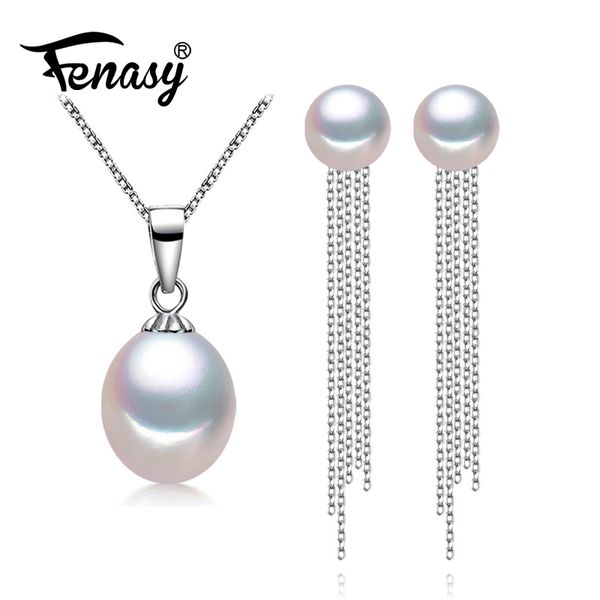 fenasy pearl jewelry sets wedding engagement event party,natural pearl pendant necklace/long earrings,tassel earrings for women, Black
fenasy pearl jewelry sets wedding engagement event party,natural pearl pendant necklace/long earrings,tassel earrings for women, Black
