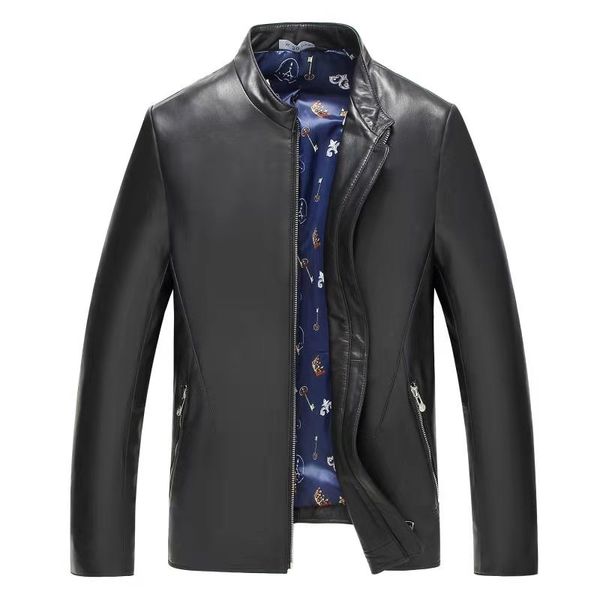 men genuine leather jacket real sheepskin jackets casual short black pockets 2019 autumn new jacket for man
men genuine leather jacket real sheepskin jackets casual short black pockets 2019 autumn new jacket for man