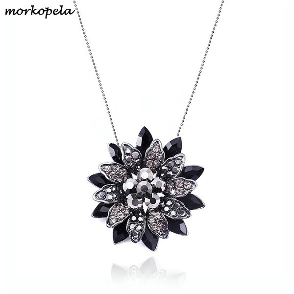 morkopela the black dahlia necklace vintage flower pendant pins for women banquet crystal necklaces jewelry, Silver
morkopela the black dahlia necklace vintage flower pendant pins for women banquet crystal necklaces jewelry, Silver