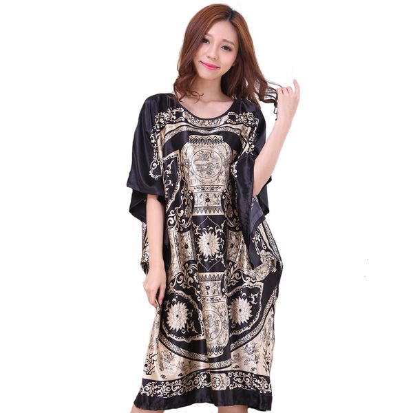 lingerie pyjama femme size plus black womens summer lounge robe lady new dress rayon nightgown large loose bathrobe gown s002, Black;red
lingerie pyjama femme size plus black womens summer lounge robe lady new dress rayon nightgown large loose bathrobe gown s002, Black;red