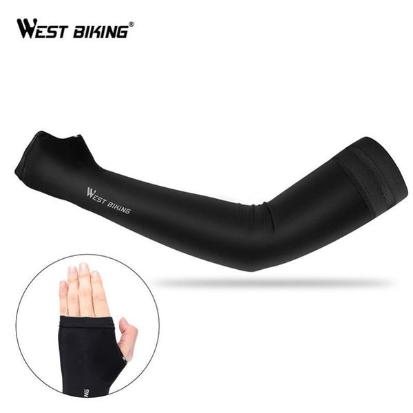 west biking breathable cycling arm sleeve with finger fitness cycling ice fabric arm finger sleeve uv protection bike, Black;gray
west biking breathable cycling arm sleeve with finger fitness cycling ice fabric arm finger sleeve uv protection bike, Black;gray
