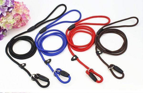 nylon rope dog whisperer cesar millan style slip training leash lead and collar red blue black colors
nylon rope dog whisperer cesar millan style slip training leash lead and collar red blue black colors