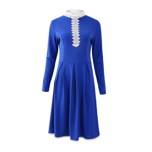 new style women dress fashion women's lace patchwork dresses party long sleeve evening swing knee length autumn dress, Black;gray
new style women dress fashion women's lace patchwork dresses party long sleeve evening swing knee length autumn dress, Black;gray